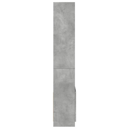 Credenza Grigio Cemento 63x33x180 cm in Truciolato | homemem39