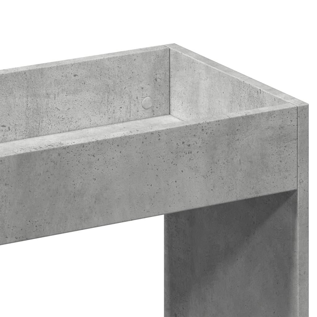 Credenza Grigio Cemento 63x33x180 cm in Truciolato | homemem39