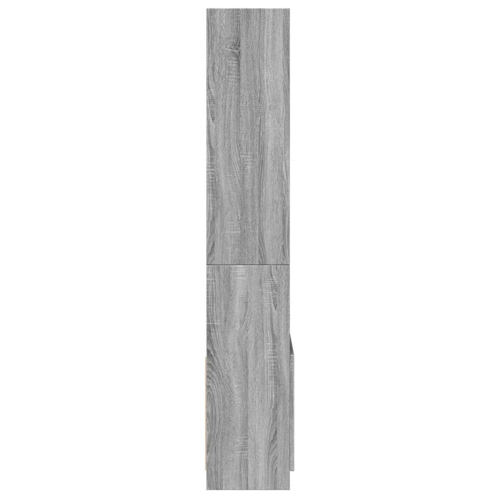Credenza Grigio Sonoma 63x33x180 cm in Truciolato | homemem39