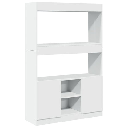 Credenza Bianca 92x33x140 cm in Truciolato | homemem39