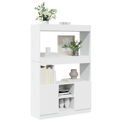 Credenza Bianca 92x33x140 cm in Truciolato