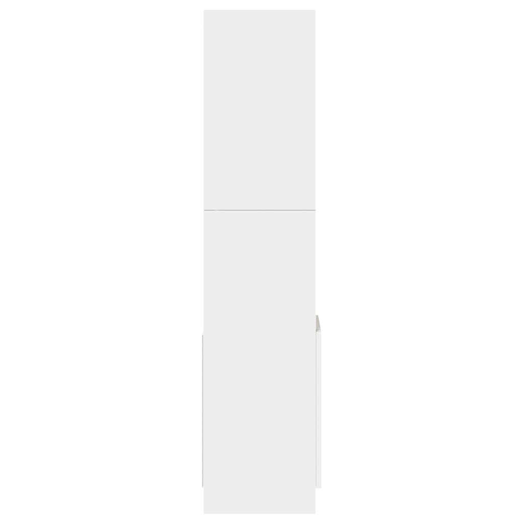 Credenza Bianca 92x33x140 cm in Truciolato | homemem39