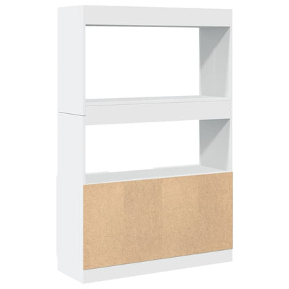 Credenza Bianca 92x33x140 cm in Truciolato | homemem39