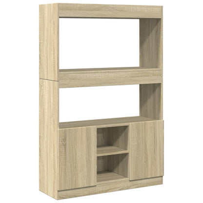 Credenza Rovere Sonoma 92x33x140 cm in Legno Multistrato | homemem39
