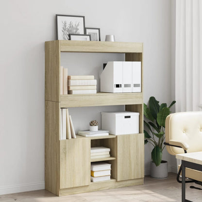 Credenza Rovere Sonoma 92x33x140 cm in Legno Multistrato | homemem39