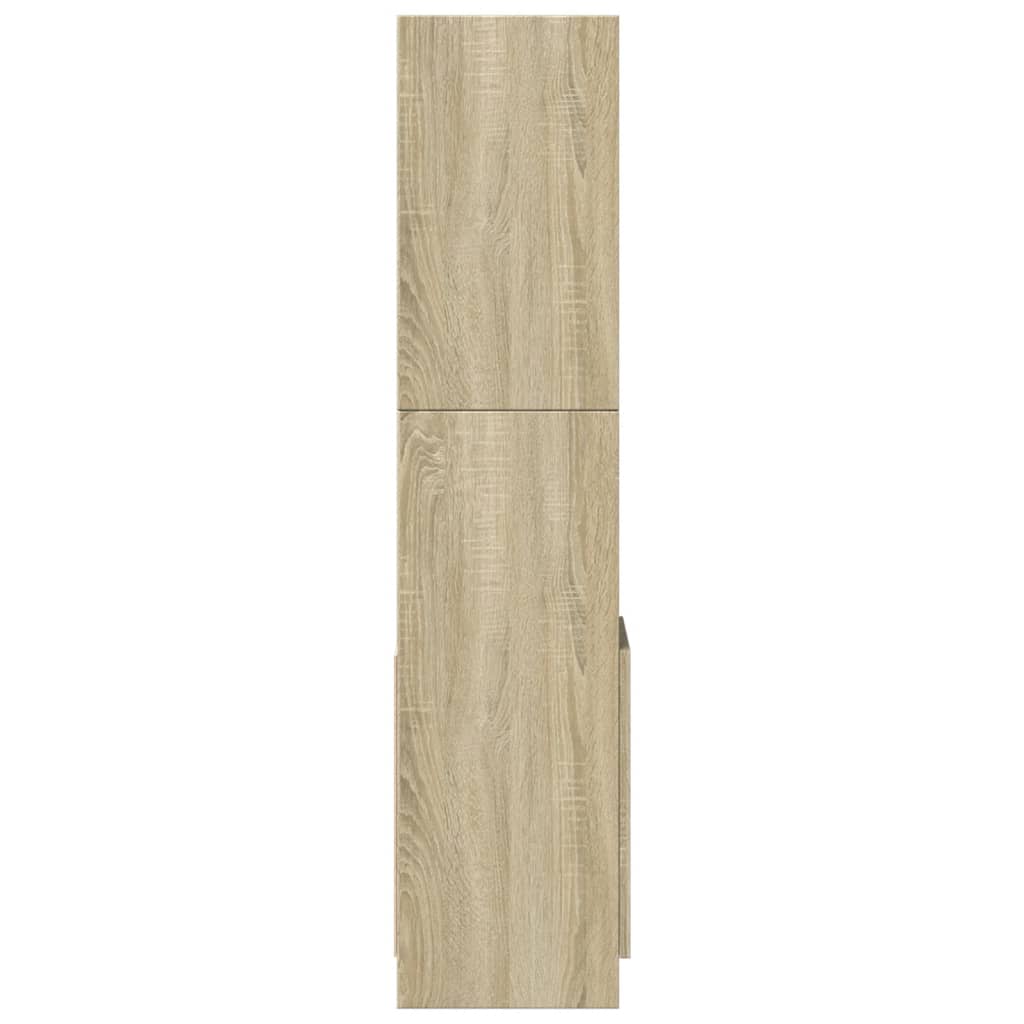 Credenza Rovere Sonoma 92x33x140 cm in Legno Multistrato | homemem39