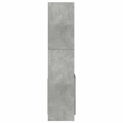 Credenza Grigio Cemento 92x33x140 cm in Legno Multistrato | homemem39