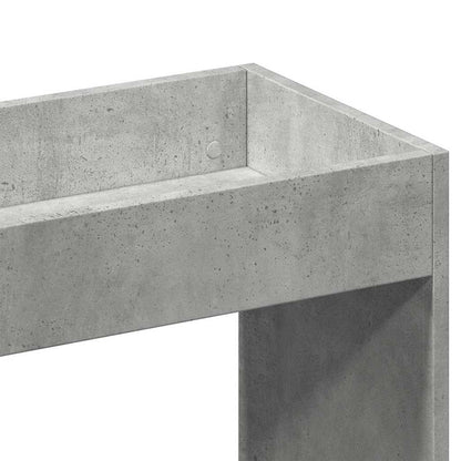 Credenza Grigio Cemento 92x33x140 cm in Legno Multistrato | homemem39