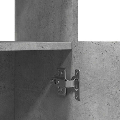 Credenza Grigio Cemento 92x33x140 cm in Legno Multistrato | homemem39