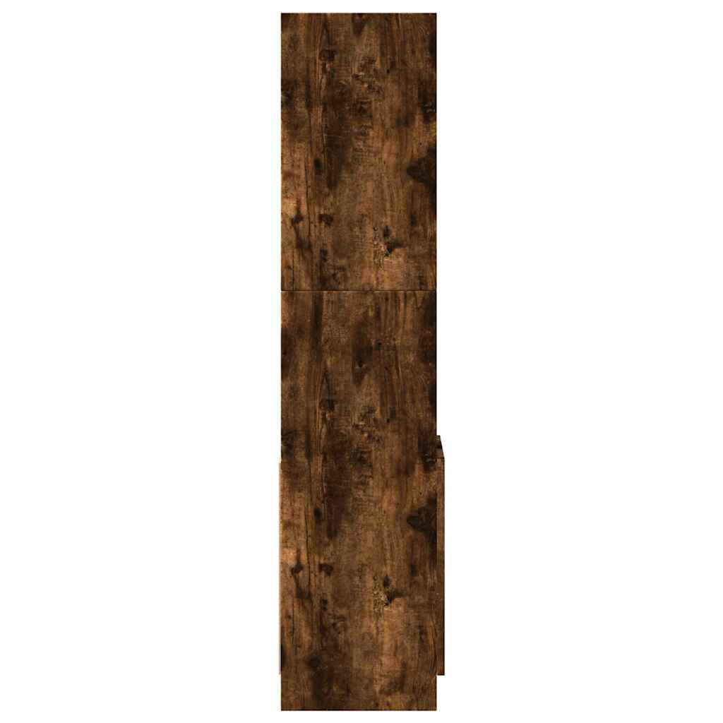 Credenza Rovere Fumo 92x33x140 cm in Legno Multistrato | homemem39