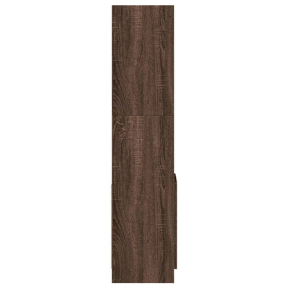 Credenza Rovere Marrone 92x33x140 cm in Legno Multistrato | homemem39