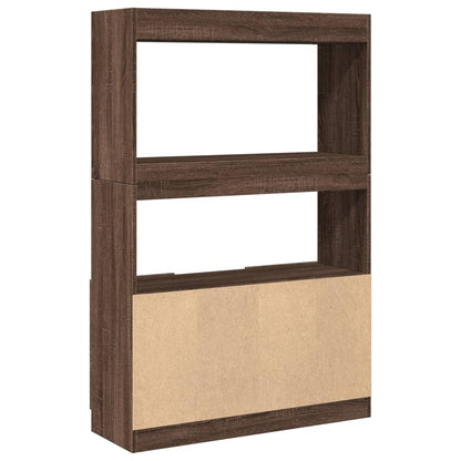 Credenza Rovere Marrone 92x33x140 cm in Legno Multistrato | homemem39