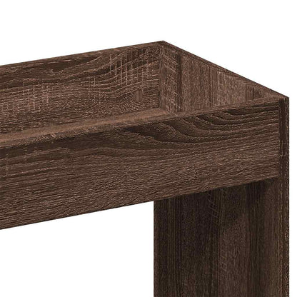 Credenza Rovere Marrone 92x33x140 cm in Legno Multistrato | homemem39