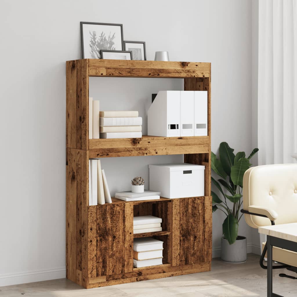 Credenza Legno Antico 92x33x140 cm in Legno Multistrato | homemem39