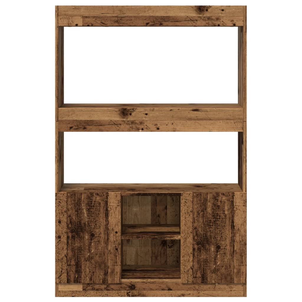 Credenza Legno Antico 92x33x140 cm in Legno Multistrato | homemem39