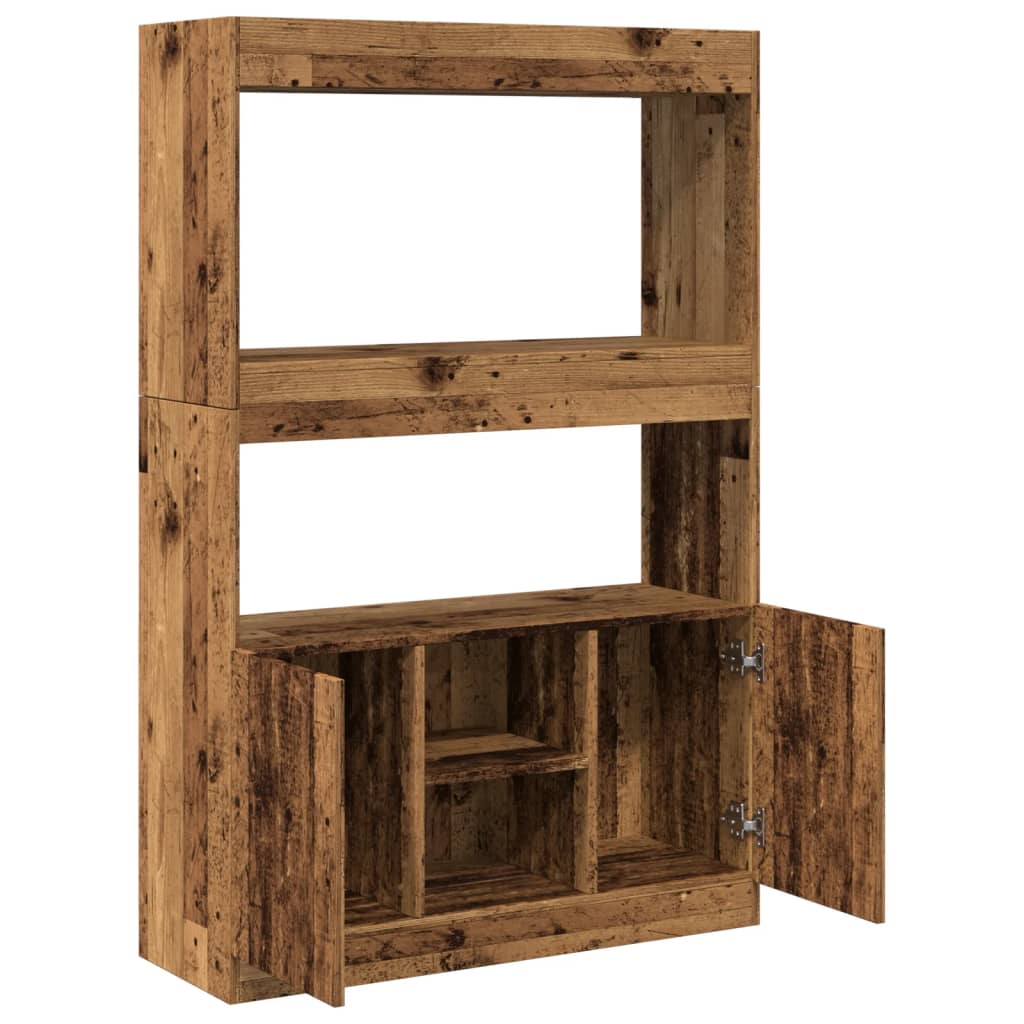 Credenza Legno Antico 92x33x140 cm in Legno Multistrato | homemem39
