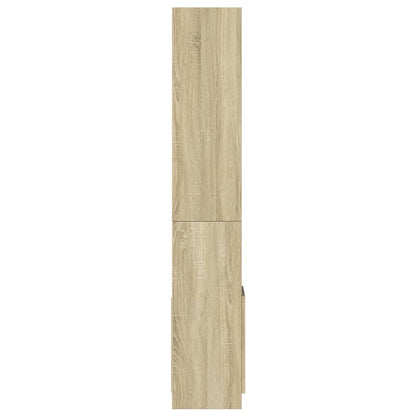 Credenza Rovere Sonoma 92x33x180 cm in Legno Multistrato | homemem39