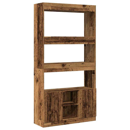 Credenza Legno Antico 92x33x180 cm in Legno Multistrato | homemem39