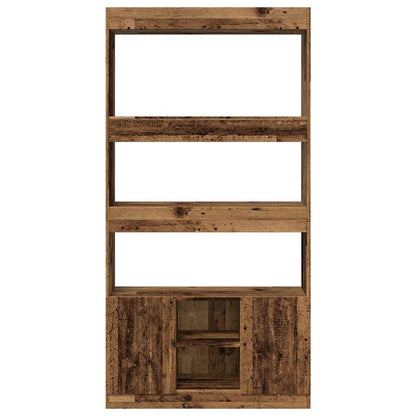 Credenza Legno Antico 92x33x180 cm in Legno Multistrato | homemem39