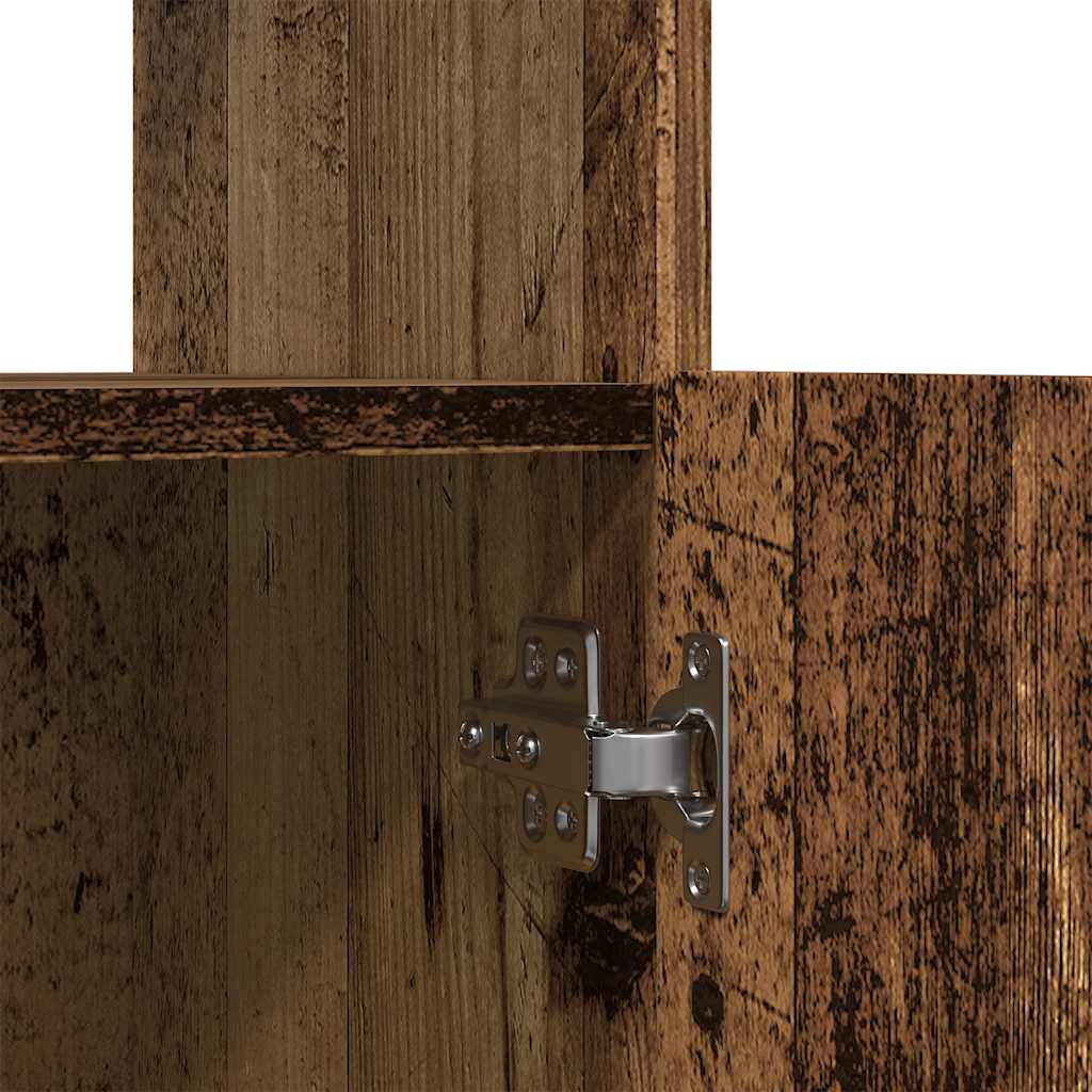 Credenza Legno Antico 92x33x180 cm in Legno Multistrato | homemem39