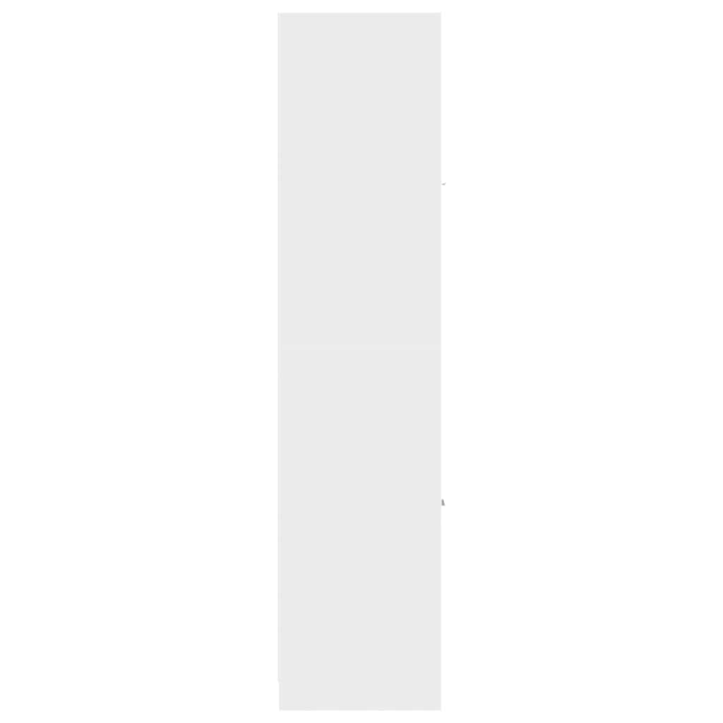 Mobiletto da Farmacia Bianco 30x41x174,5 cm Legno Agglomerato | homemem39