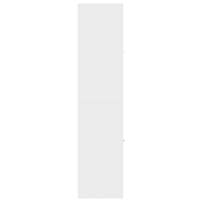 Mobiletto da Farmacia Bianco 30x41x174,5 cm Legno Agglomerato | homemem39
