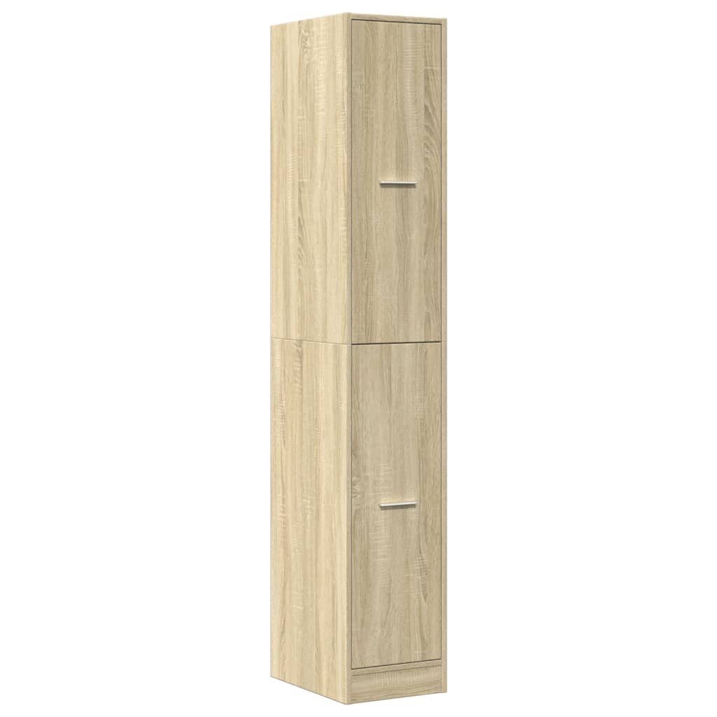 Armadietto da Farmacia Rovere Sonoma 30x41x174,5 cm Truciolato | homemem39