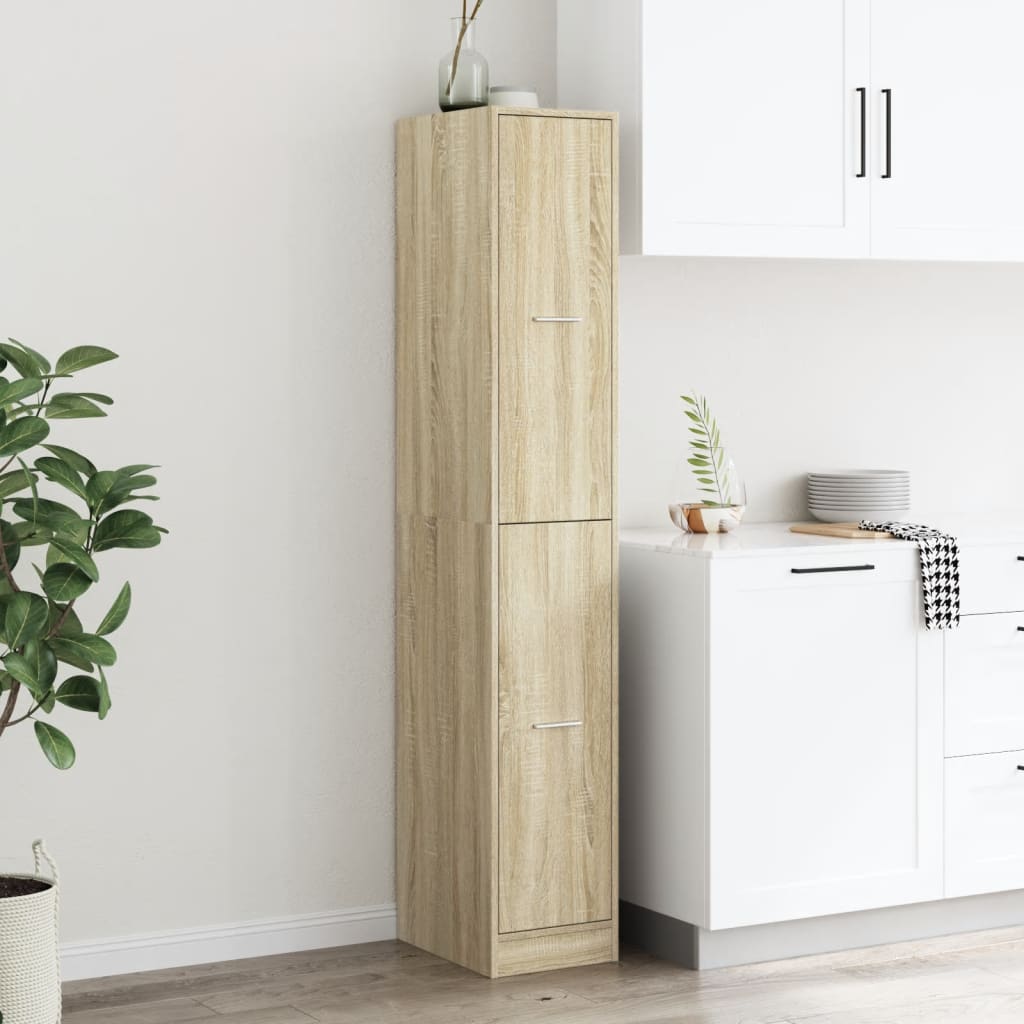 Armadietto da Farmacia Rovere Sonoma 30x41x174,5 cm Truciolato | homemem39