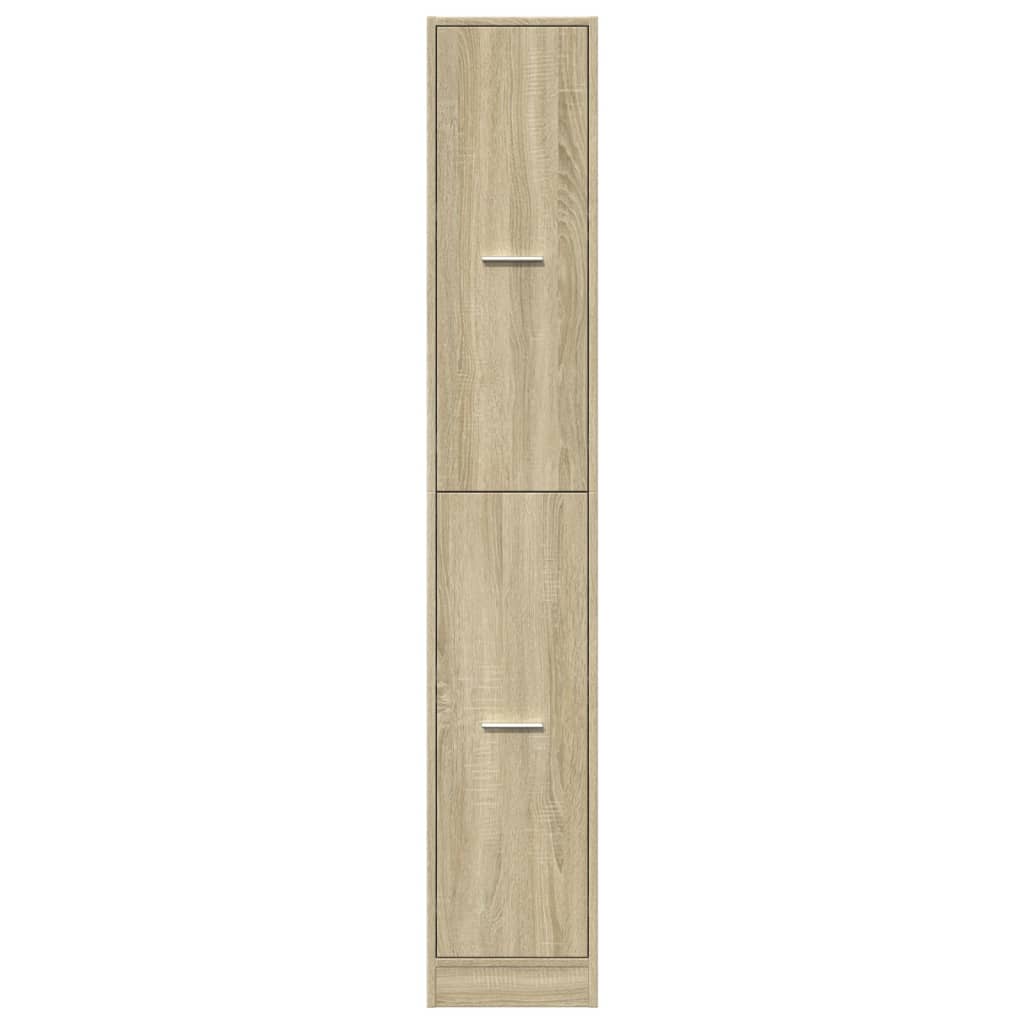 Armadietto da Farmacia Rovere Sonoma 30x41x174,5 cm Truciolato | homemem39