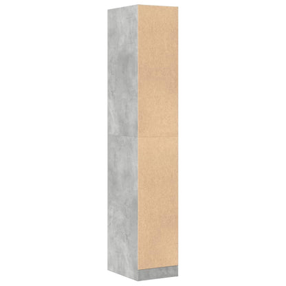 Armadietto da Farmacia Grigio Cemento 30x41x174,5 cm Truciolato | homemem39