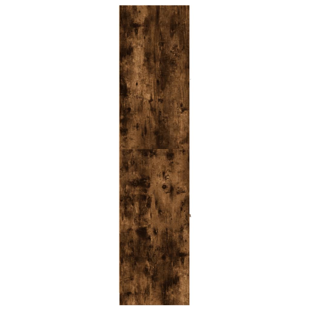 Armadietto da Farmacia Rovere Fumo 30x41x174,5 cm in Truciolato | homemem39