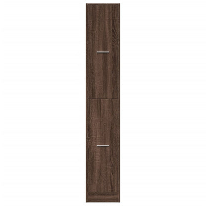 Armadietto da Farmacia Rovere Marrone 30x41x174,5 cm Truciolato | homemem39