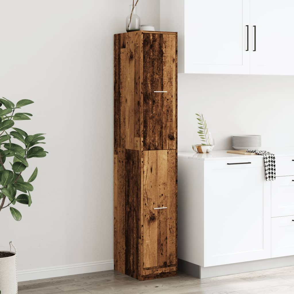 Armadietto da Farmacia Legno Vecchio 30x41x174,5 cm Truciolato | homemem39