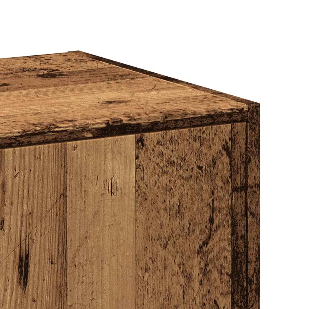 Armadietto da Farmacia Legno Vecchio 30x41x174,5 cm Truciolato | homemem39