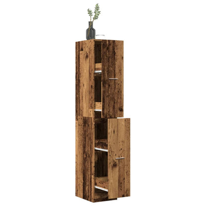 Armadietto da Farmacia Legno Vecchio 30x41x174,5 cm Truciolato | homemem39
