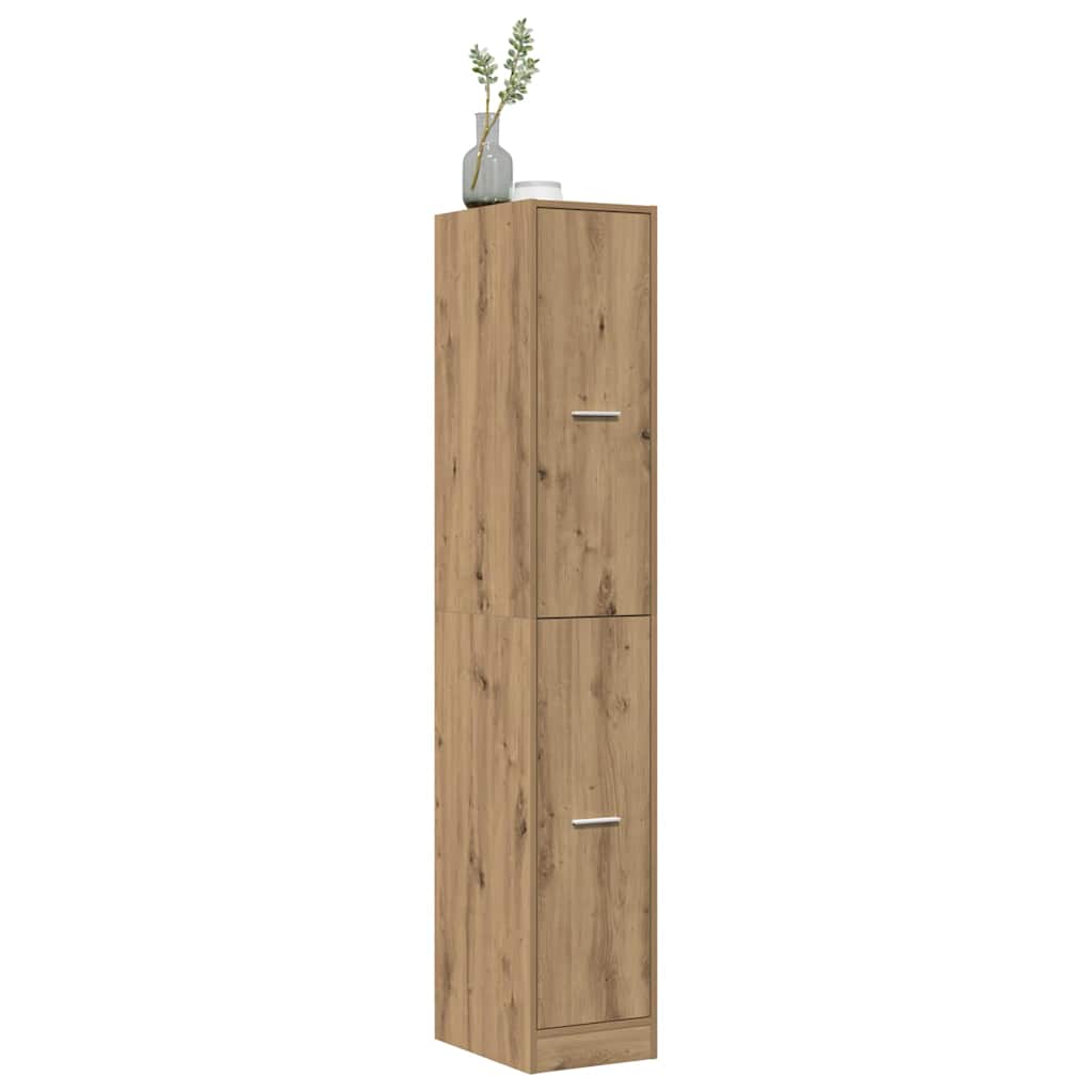 Armadietto da Farmacia Rovere 30x41x174,5 cm in Truciolato | homemem39