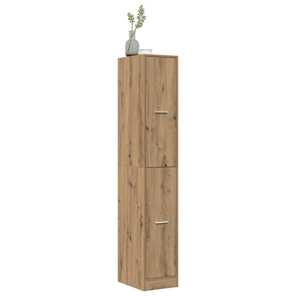 Armadietto da Farmacia Rovere 30x41x174,5 cm in Truciolato
