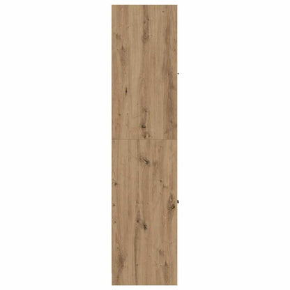 Armadietto da Farmacia Rovere 30x41x174,5 cm in Truciolato | homemem39
