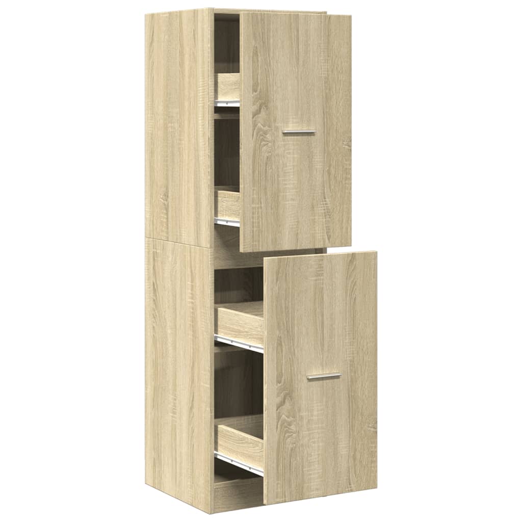 Armadietto da Farmacia Rovere Sonoma 40x41x144,5 cm Truciolato | homemem39