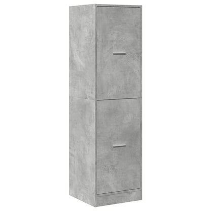 Armadietto da Farmacia Grigio Cemento 40x41x144,5 cm Truciolato | homemem39