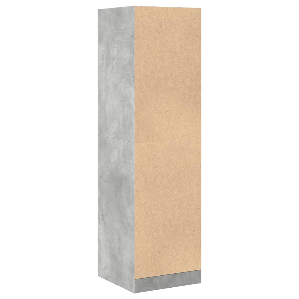 Armadietto da Farmacia Grigio Cemento 40x41x144,5 cm Truciolato | homemem39