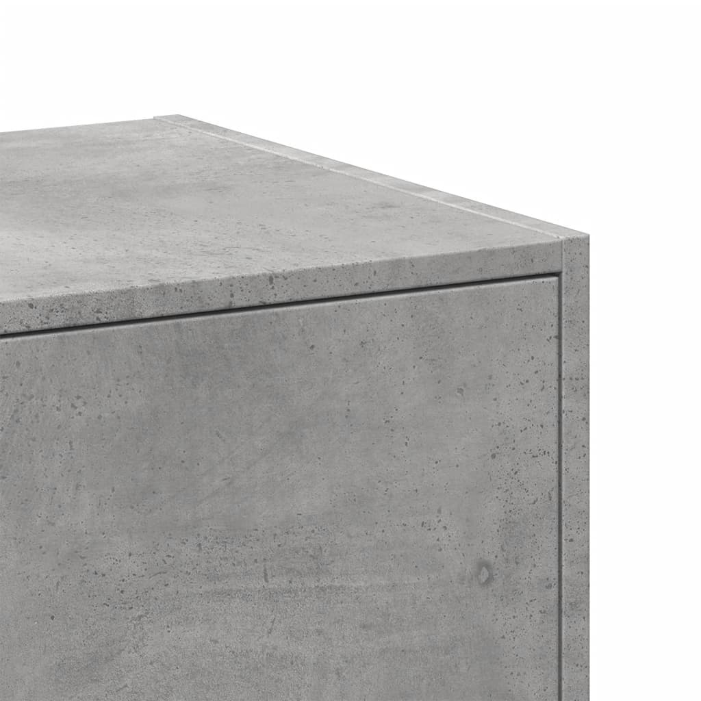 Armadietto da Farmacia Grigio Cemento 40x41x144,5 cm Truciolato | homemem39