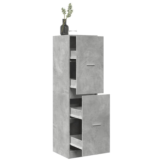 Armadietto da Farmacia Grigio Cemento 40x41x144,5 cm Truciolato | homemem39