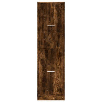 Armadietto da Farmacia Rovere Fumo 40x41x144,5 cm in Truciolato | homemem39