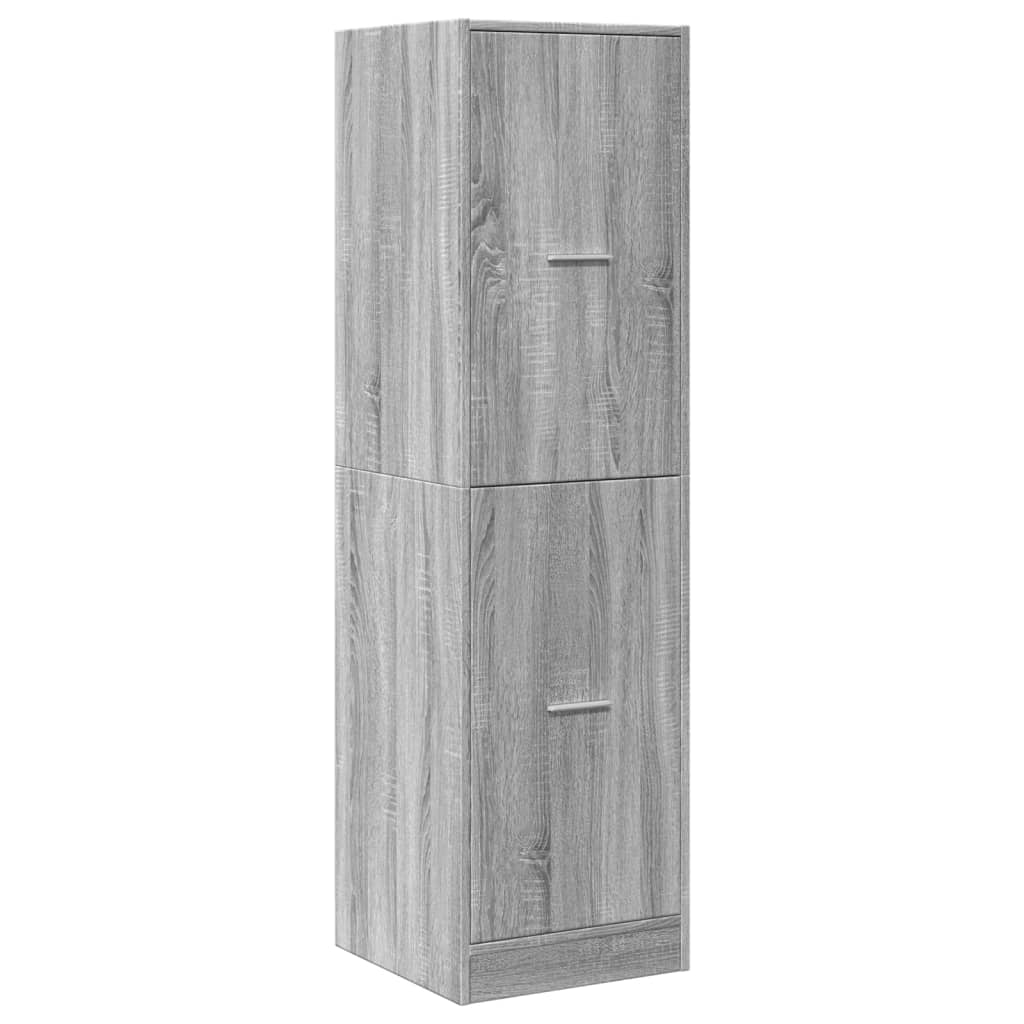 Armadietto da Farmacia Grigio Sonoma 40x41x144,5 cm Truciolato | homemem39