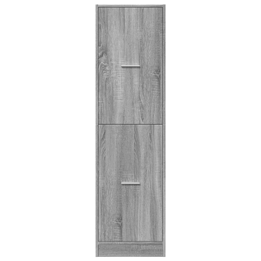 Armadietto da Farmacia Grigio Sonoma 40x41x144,5 cm Truciolato | homemem39