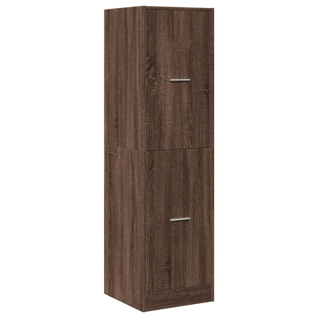 Armadietto da Farmacia Rovere Marrone 40x41x144,5 cm Truciolato | homemem39