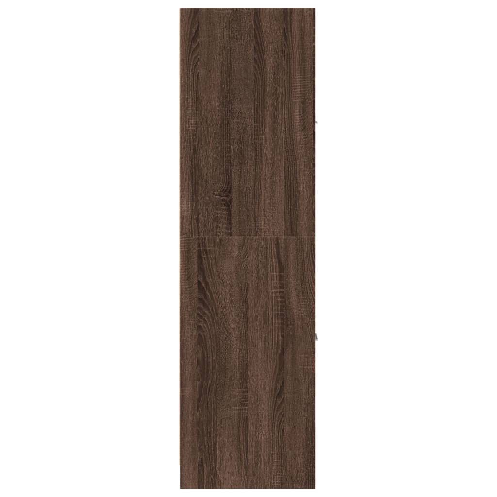 Armadietto da Farmacia Rovere Marrone 40x41x144,5 cm Truciolato | homemem39