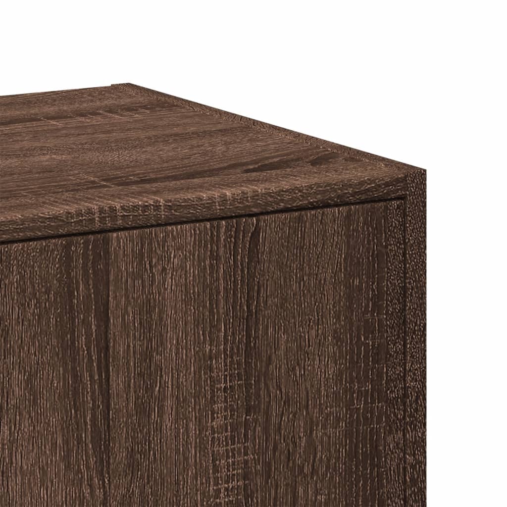 Armadietto da Farmacia Rovere Marrone 40x41x144,5 cm Truciolato | homemem39
