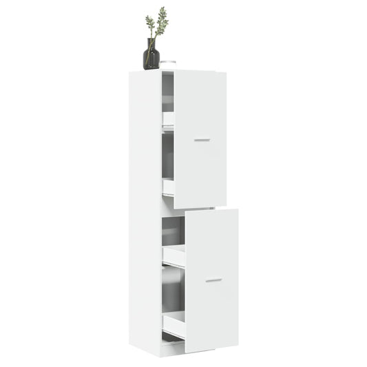 Armadietto da Farmacia Bianco 40x41x174,5 cm in Truciolato | homemem39